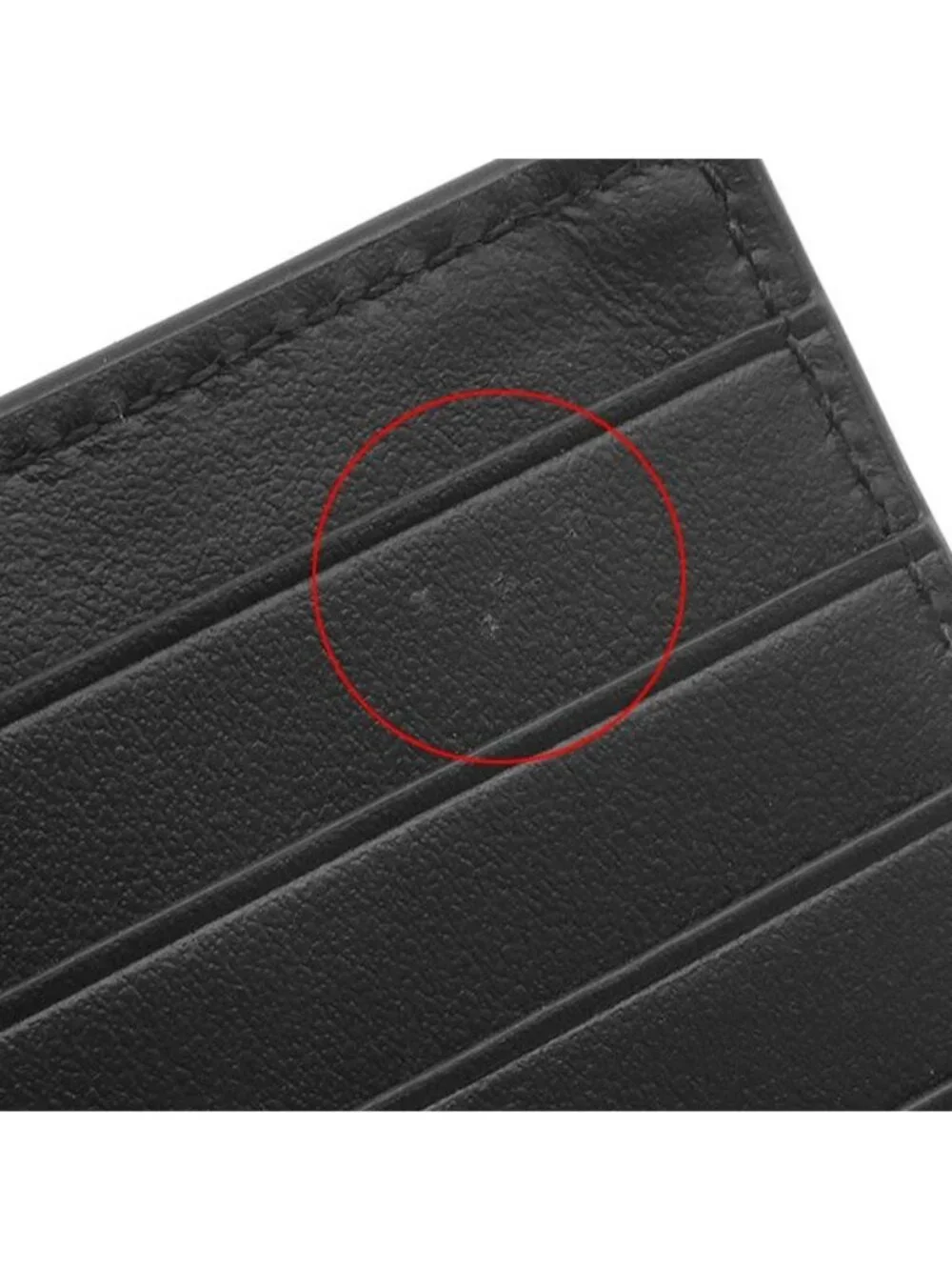 Bottega Veneta Wallet Intrecciato Leather Black Billfold Card Case Flap